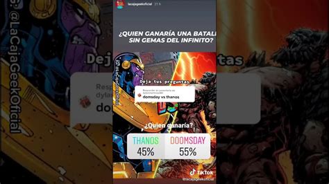 Quién ganaría en una pelea thanos domsday YouTube