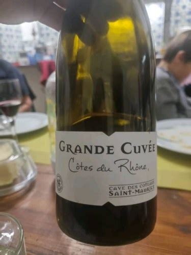 Cave Les Coteaux De Saint Maurice Grande Cuv E C Tes Du Rh Ne Vivino Us