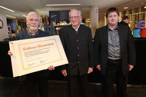 Verleihung Der Goldenen Meisterbriefe