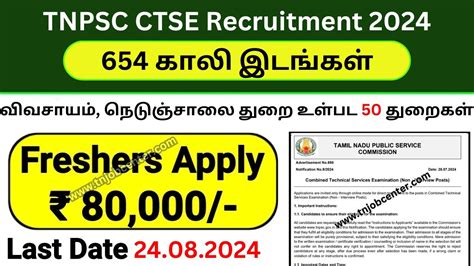 Tnpsc Ctse Recruitment Permanent Govt Jobs Tn Job Center