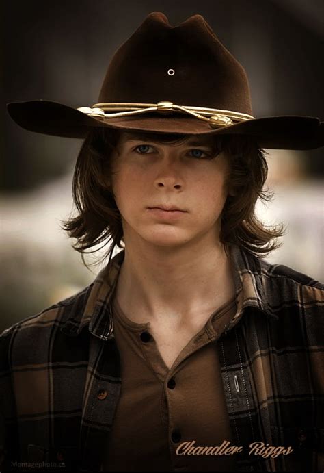 Coral Carl Grimes Chandler Riggs The Walking Dead