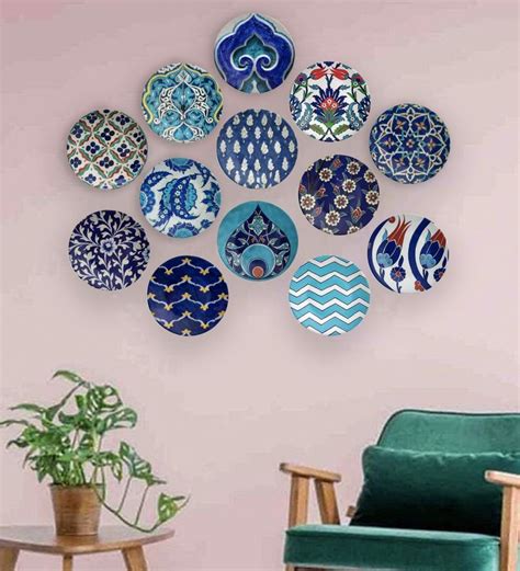 Wall plate ideas decorative ceramic wall plates vintage wall decor set ...