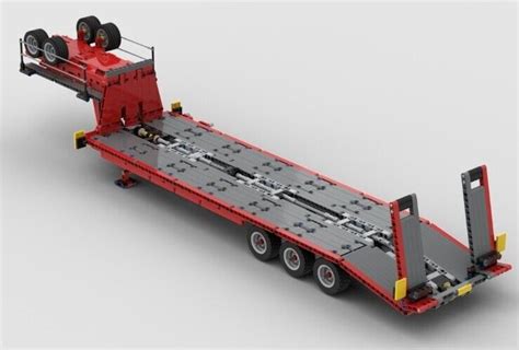 Lego Technic Technik Trailer Moc Mit Power Functions Ebay