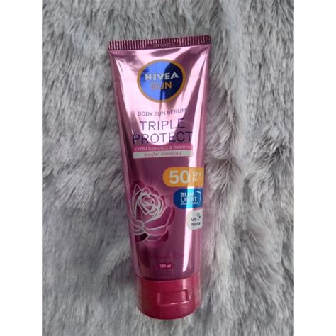 Jual Nivea Sun Body Sun Serum Triple Protect Extra Radiance Smooth