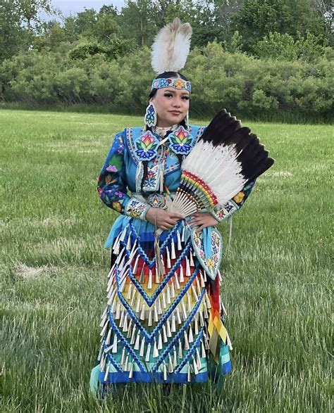 Osamuskwasis Roan In Jingle Dress Powwow Outfits Regalia