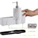 Zccz Soap Dispenser With Sponge Holder And Brush Holder Wash Up Liquid