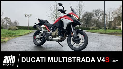 Ducati Multistrada V4S 2021 170 ch ESSAI POV Auto Moto Vidéo