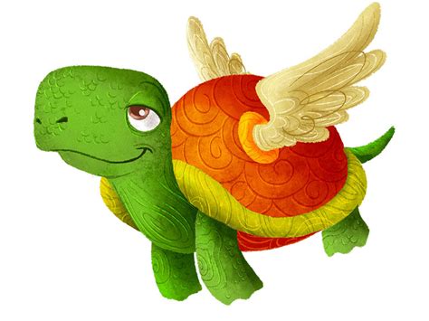 Flying Turtle by Louis D. Wiyono | Wizmaya on Dribbble