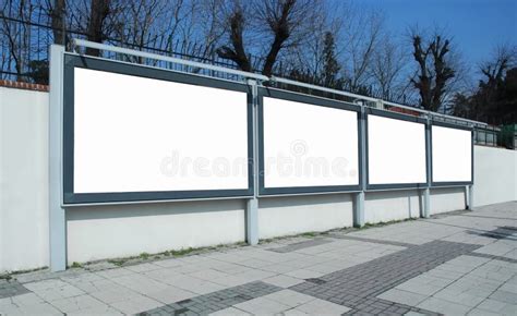 Advertising boards stock image. Image of panel, board - 8201779