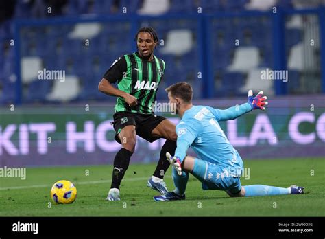 Armand Lauriente Sassuolojosep Martinez Genoa During The Italian