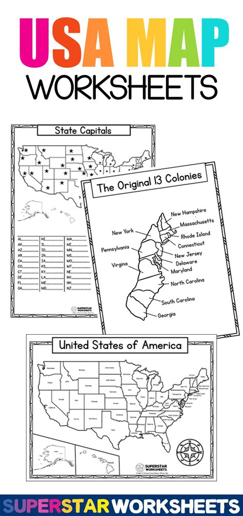 Regions Of The United States Worksheets