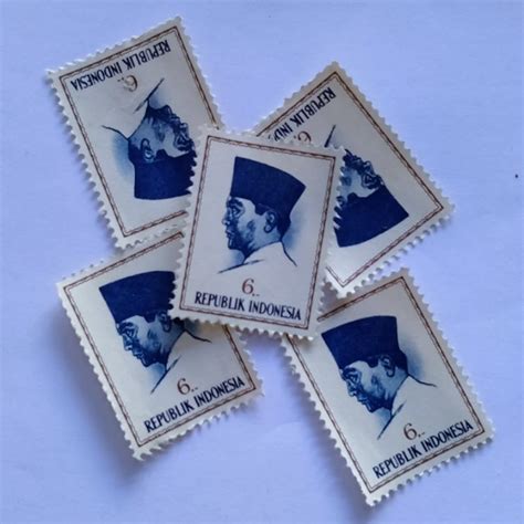 Jual Prangko Perangko Jadul Presiden Soekarno 6 Shopee Indonesia