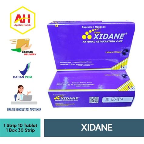 Xidane Sidane Xidan Sidan Kidane Kidan Box Tablet Obat Multivitamin