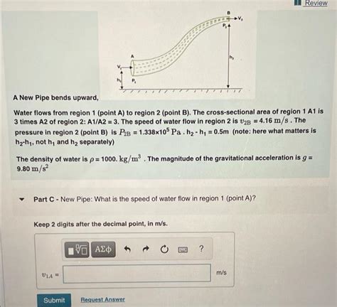 Solved Learning Goal Apply The Continuity Equation And The