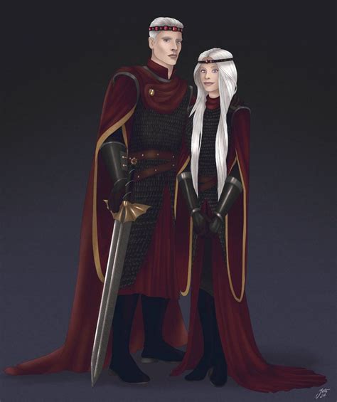 Aegon The Conqueror And His Favorite Sister Wife Queen Rhaenys