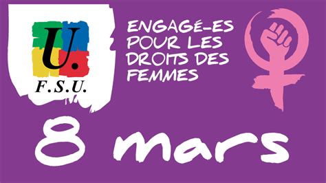 Déferlante Pour Légalité Le 8 Mars Grève Féministe Snuep Fsu Nantes