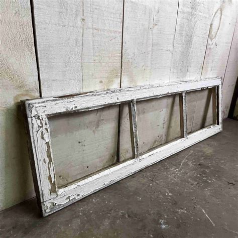 Antique Transom Window - 47" wide - Historic House Salvage