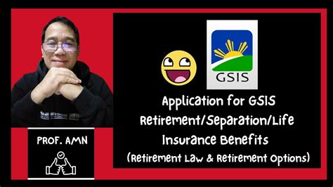 Application For Gsis Retirement Separation Life Insurance Benefits Of