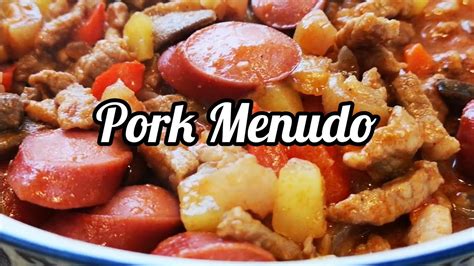 Pork Menudo Pagkaing Pinoy Filipino Recipe Quick And Easy Recipe Youtube