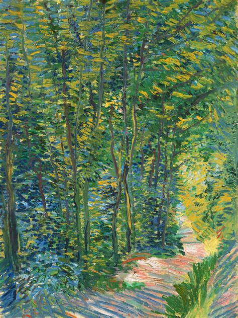 A Path In The Woods Vintage Landscape Vincent Van Gogh