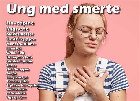 Fokus På Ung Med Smerte Massage I Haderslev