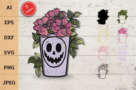 D Layered Halloween Coffee Graphic By Chorry Studio Creative Fabrica