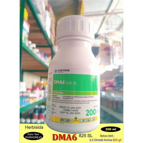 Jual Herbisida DMA 6 825 SL 200 Ml Shopee Indonesia