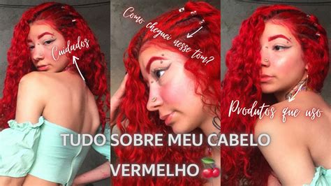 Tudo Sobre Meu Cabelo Vermelho Como Cheguei Nesse Tom Perfect