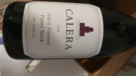 2016 Calera Pinot Noir Selleck Vineyard USA California Central Coast