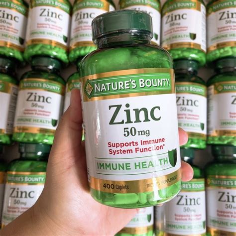 Nature S Bounty Zinc 50 Mg 400 Caplets Lazada Co Th