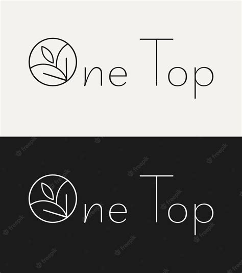 Premium Vector | Linear minimalistic logo. beautiful font