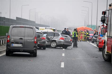 Karambol na trasie A2 Są utrudnienia w ruchu