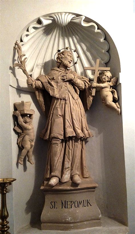 St John Nepomuk Statue In Passau Cathedral