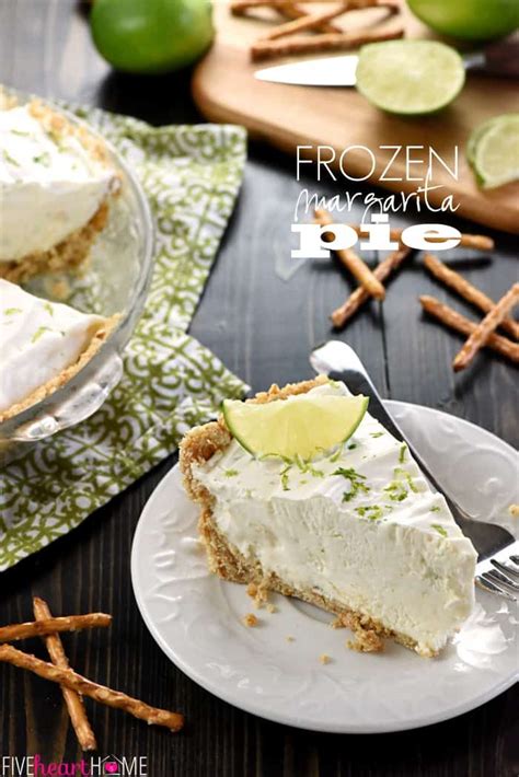 No Bake Frozen Margarita Pie Cool And Creamy With A Salty Sweet