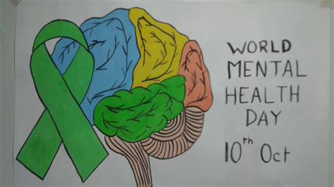 Mental Health Awareness Poster Drawing