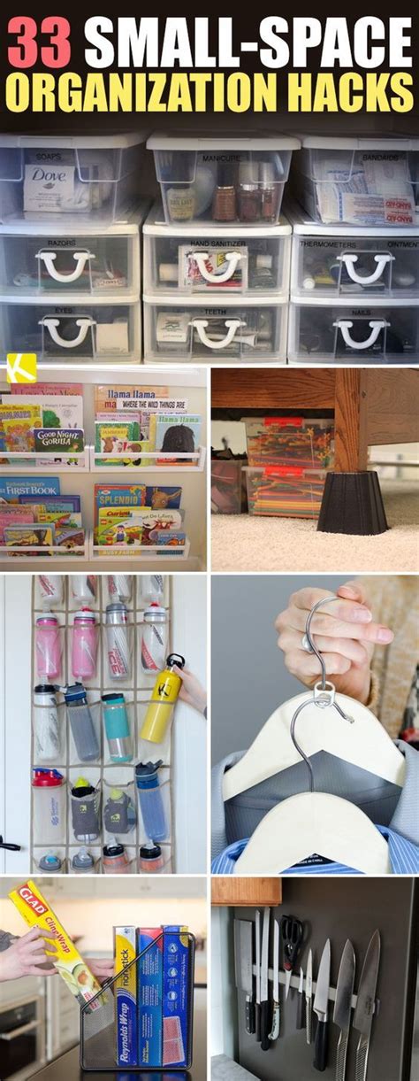 33 Best Organization Hacks For Small Spaces — The Krazy Coupon Lady