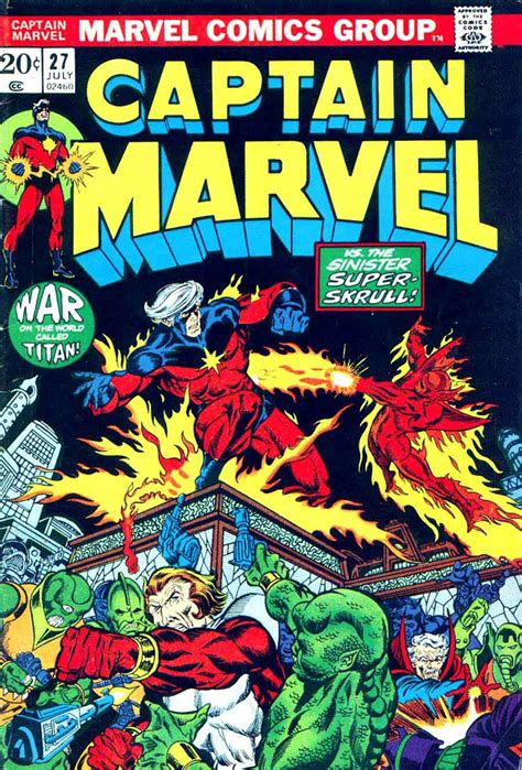 Captain Marvel V2 27 Jim Starlin Art Cover 1st Eros Pencil Ink