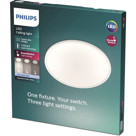 Philips Led Deckenleuchte Superslim Sceneswitch W Ip Lm