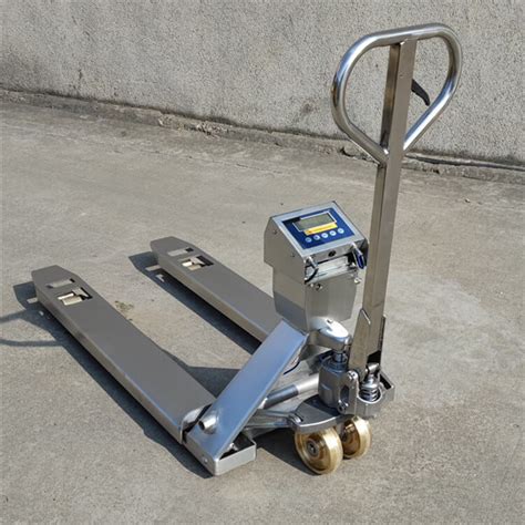 High Quality Stainless Steel Scale Pallet Trucks China Supplier Lifting