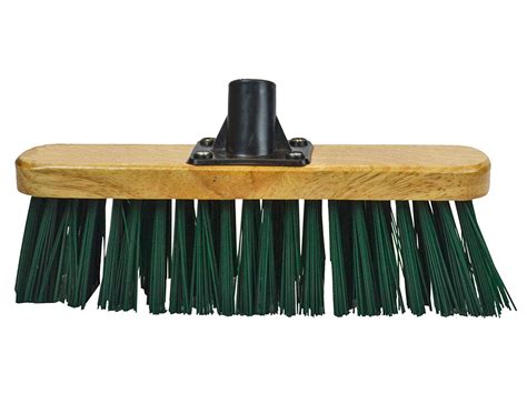 Stiff Pvc Green Broom Head 300mm Threaded