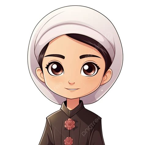 Kartini Cartoon Character Illustration Woman Female Design Png