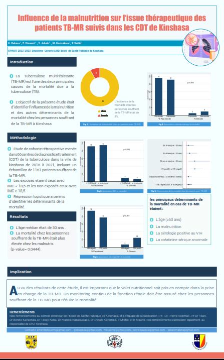 Influence de la malnutrition sur lissue thérapeutique des patients TB