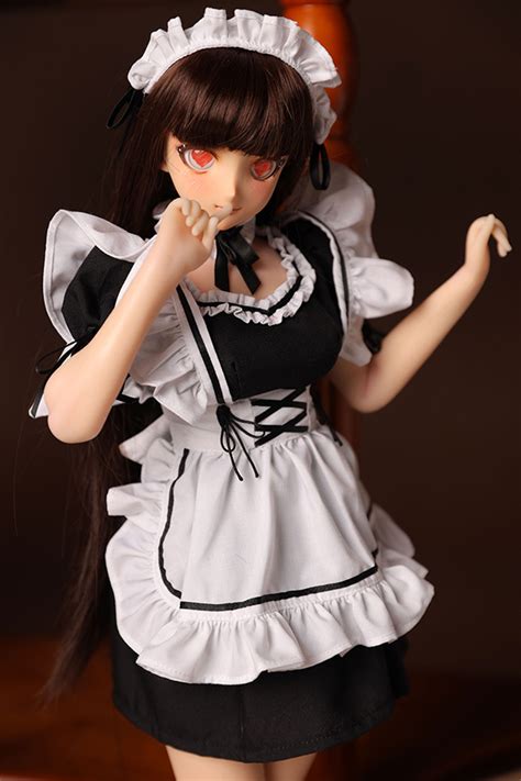 Elegance In CM Mini Silicone Body Maid Costume Sex Doll