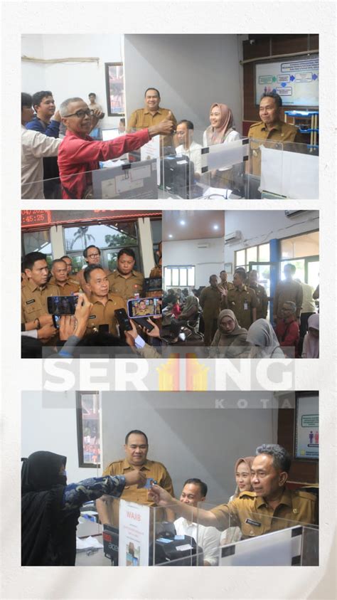 Hari Pertama Masuk Kerja Pj Walikota Serang Monitoring Beberapa Kantor