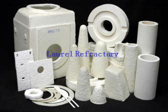 Small Furnaces Ceramic Fiber Refractory Formed Shapes Foundry Riser