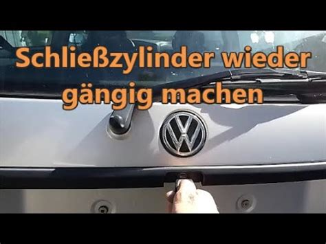 VW Golf 3 Schließzylinder wieder gangbar machen YouTube