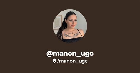 Manon Ugc Instagram Tiktok Linktree