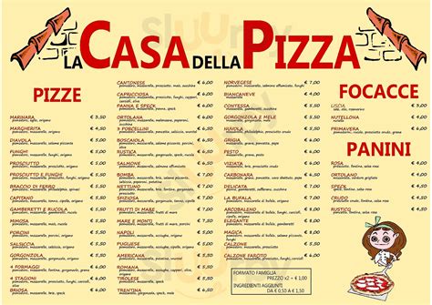 Menù Di La Casa Della Pizza Gallarate Aggiornato A Novembre 2024