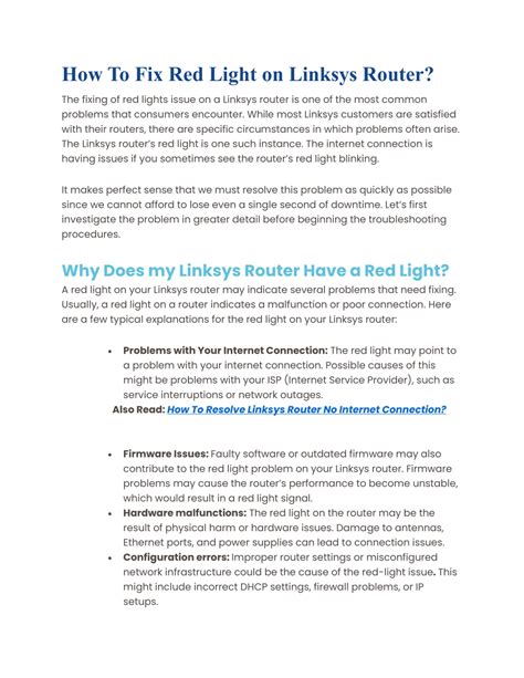 Ppt How To Fix Red Light On Linksys Router Powerpoint Presentation