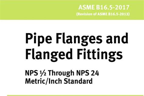 Asme B165 Pipe Flanges And Flanged Fittings Standard China Piping